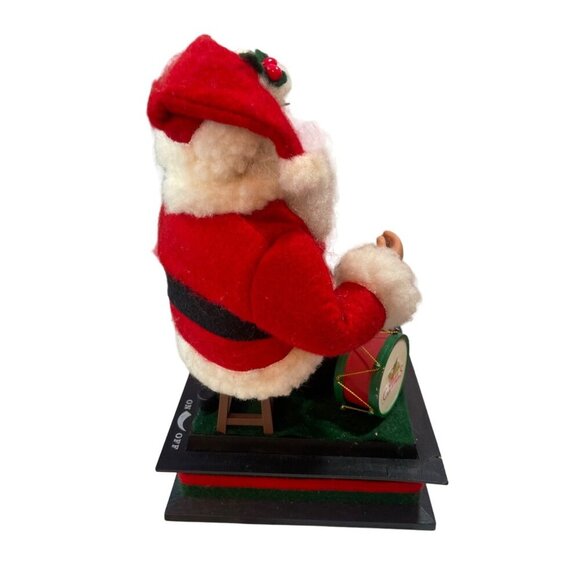 Holiday Creations 1993 Musical Light Up Candle Santa Decoration Works - Picture 4 of 8